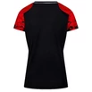 Victor T-54101 D női tollaslabda póló piros-fekete színben