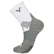 Victor SK1010 L fehér-szürke tollaslabda zokni 1 pár