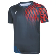 Victor T-50001TD B fekete-piros férfi tollaslabda póló