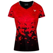 Victor T-54101 D piros-fekete női tollaslabda póló