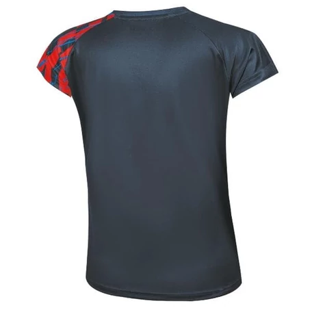 Victor T-51001TD B női tollaslabda póló fekete-piros színben