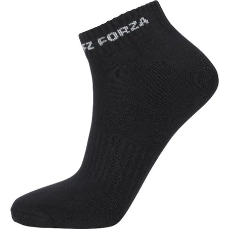 Kényelmes FZ Forza Comfort Sock Short fekete tollaslabda squash zokni